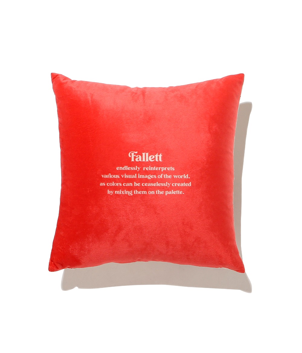 [Fallett X Mowani glass] Velvet square cushion